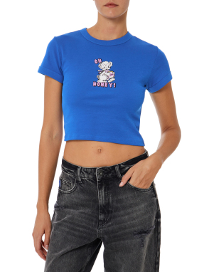 ΓΥΝΑΙΚΕΙΟ T-SHIRT | Μπλε XS