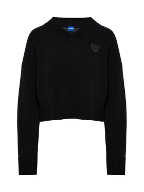 ΓΥΝΑΙΚΕΙΟ ΠΛΕΚΤΟ ΠΟΥΛΟΒΕΡ | Μαύρο XS