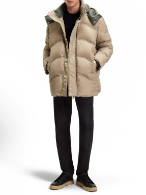 ΑΝΔΡΙΚΟ PUFFER ΜΠΟΥΦΑΝ BOSS x ASTON MARTIN | Μπεζ EU 52