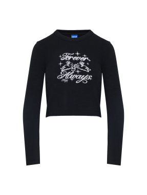 ΓΥΝΑΙΚΕΙΑ ΜΑΚΡΥΜΑΝΙΚΗ ΜΠΛΟΥΖΑ | Μαύρο M