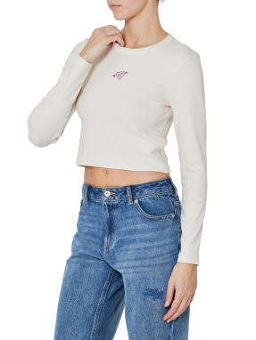 ΓΥΝΑΙΚΕΙΑ ΜΑΚΡΥΜΑΝΙΚΗ ΜΠΛΟΥΖΑ | Εκρού XS