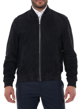 ΑΝΔΡΙΚΟ SUEDE JACKET | Μπλε Σκούρο EU 52