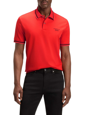 ΑΝΔΡΙΚΗ POLO ΜΠΛΟΥΖΑ PORSCHE x BOSS | Πορτοκαλί L