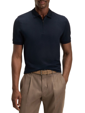 ΑΝΔΡΙΚΗ POLO ΜΠΛΟΥΖΑ HALF-ZIP | Μπλε Σκούρο L