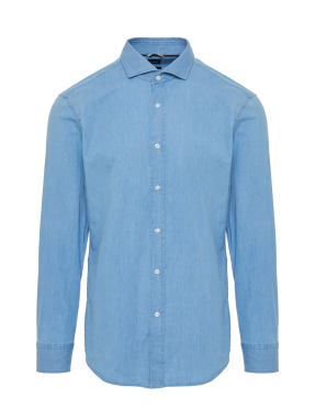 ΑΝΔΡΙΚΟ ΠΟΥΚΑΜΙΣΟ | Μπλε EU 40