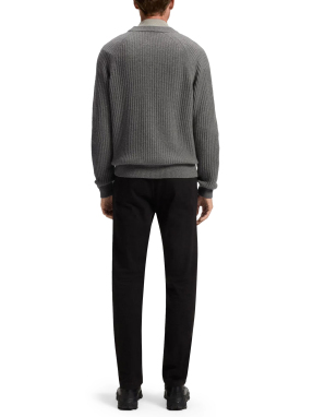 ΑΝΔΡΙΚΟ ΠΛΕΚΤΟ ΠΟΥΛΟΒΕΡ | Γκρι Σκούρο XL