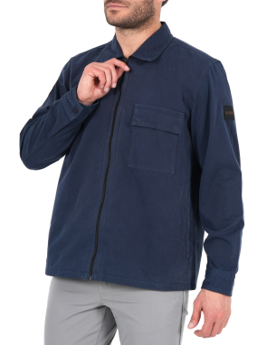 ΑΝΔΡΙΚΟ OVERSHIRT | Μπλε Σκούρο L