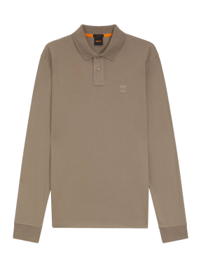 ΑΝΔΡΙΚΗ ΜΑΚΡΥΜΑΝΙΚΗ POLO ΜΠΛΟΥΖΑ | Καφέ Ανοιχτό XL