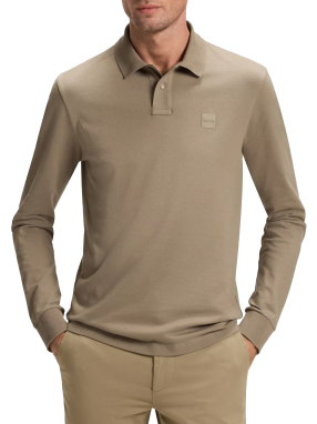 ΑΝΔΡΙΚΗ ΜΑΚΡΥΜΑΝΙΚΗ POLO ΜΠΛΟΥΖΑ | Καφέ Ανοιχτό XL