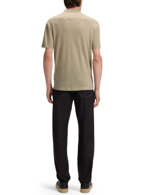 ΑΝΔΡΙΚΗ POLO ΜΠΛΟΥΖΑ HALF-ZIP  BOSS x ASTON MARTIN | Μπεζ XL