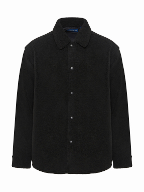 ΑΝΔΡΙΚΟ TEDDY JACKET | Μαύρο L