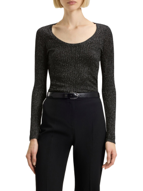 ΓΥΝΑΙΚΕΙΑ ΜΑΚΡΥΜΑΝΙΚΗ ΜΠΛΟΥΖΑ | Μαύρο M