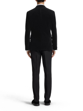 ΑΝΔΡΙΚΟ VELVET ΣΑΚΑΚΙ | Μαύρο EU 54