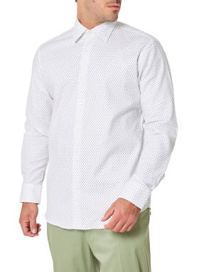 ΑΝΔΡΙΚΟ ΠΟΥΚΑΜΙΣΟ | Λευκό EU 43