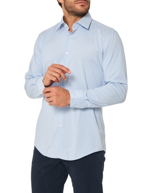 ΑΝΔΡΙΚΟ ΠΟΥΚΑΜΙΣΟ | Μπλε Ανοιχτό EU 42