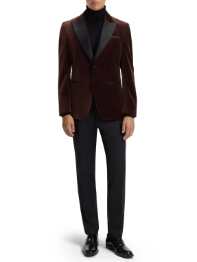 ΑΝΔΡΙΚΟ VELVET ΣΑΚΑΚΙ | Μπορντό EU 54