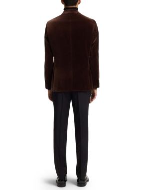 ΑΝΔΡΙΚΟ VELVET ΣΑΚΑΚΙ | Μπορντό EU 54