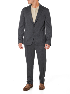 ΑΝΔΡΙΚΟ ΜΑΛΛΙΝΟ ΚΟΣΤΟΥΜΙ | Γκρι Σκούρο EU 54