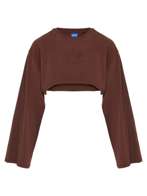 ΓΥΝΑΙΚΕΙΑ CROP ΜΠΛΟΥΖΑ | Καφέ XS