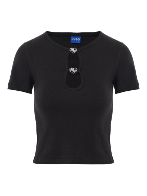 ΓΥΝΑΙΚΕΙΟ T-SHIRT | Μαύρο M