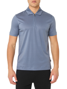 ΑΝΔΡΙΚΗ POLO ΜΠΛΟΥΖΑ HALF-ZIP | Μπλε Ανοιχτό 466 XXL