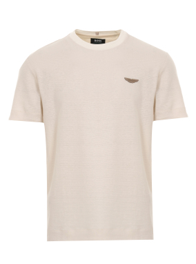 ΑΝΔΡΙΚΟ T-SHIRT BOSS x ASTON MARTIN | Εκρού 118 XL