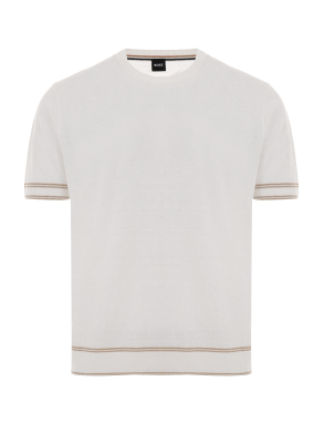 ΑΝΔΡΙΚΟ ΠΛΕΚΤΟ T-SHIRT | Λευκό L