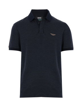 ΑΝΔΡΙΚΗ POLO ΜΠΛΟΥΖΑ BOSS x ASTON MARTIN | Μπλε Σκούρο L