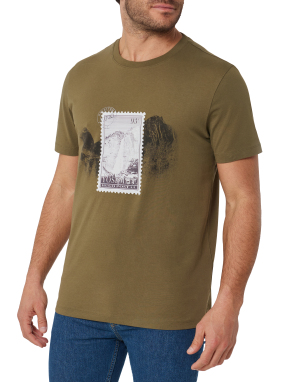 ΑΝΔΡΙΚΟ T-SHIRT | Χακί XL