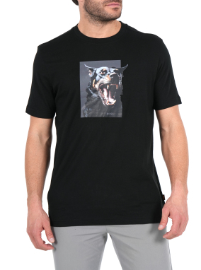 ΑΝΔΡΙΚΟ T-SHIRT | Μαύρο-Γκρι L