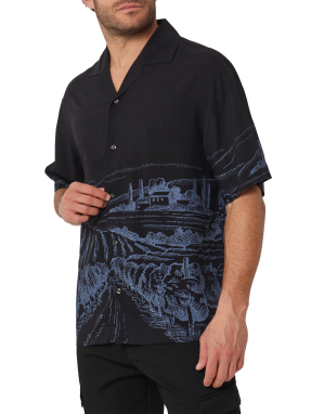 ΑΝΔΡΙΚΟ ΚΟΝΤΟΜΑΝΙΚΟ ΠΟΥΚΑΜΙΣΟ | Μαύρο L