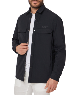 ΑΝΔΡΙΚΟ OVERSHIRT BOSS x PORSCHE | Μαύρο XL