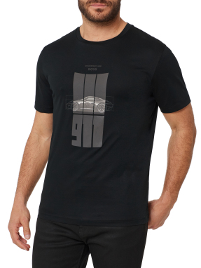 ΑΝΔΡΙΚΟ T-SHIRT BOSS x PORSCHE | Μαύρο XXXL