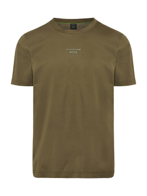 ΑΝΔΡΙΚΟ T-SHIRT BOSS x PORSCHE | Χακί XXL
