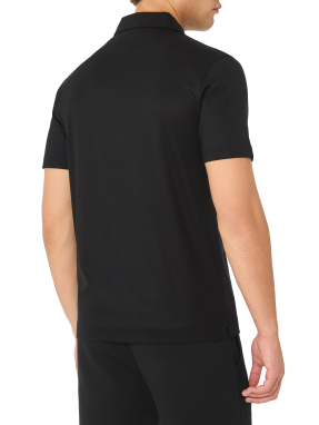 ΑΝΔΡΙΚΗ POLO ΜΠΛΟΥΖΑ HALF-ZIP | Μαύρο 001 XXL