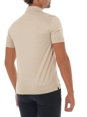ΑΝΔΡΙΚΗ POLO ΜΠΛΟΥΖΑ HALF-ZIP | Μπεζ 286 XXL
