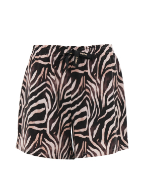 ΓΥΝΑΙΚΕΙΟ SHORTS ΠΙΤΖΑΜΑ | Καφέ Σκούρο XL