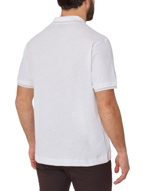 ΑΝΔΡΙΚΗ POLO ΜΠΛΟΥΖΑ | Λευκό XXL