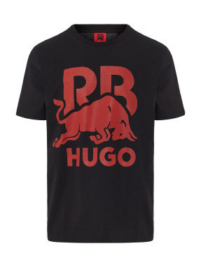 HUGO x RB ΑΝΔΡΙΚΟ T-SHIRT ΜΕ ΤΥΠΩΜΑ | Μαύρο XL