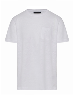 ΑΝΔΡΙΚΟ ΛΙΝΟ T-SHIRT | Λευκό 100 L
