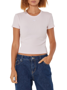 ΓΥΝΑΙΚΕΙΟ CROP T-SHIRT | Ροζ 687 XXS
