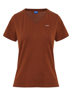 ΓΥΝΑΙΚΕΙΟ T-SHIRT ΜΕ ΛΟΓΟΤΥΠΟ | Καφέ 916 XS