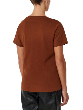 ΓΥΝΑΙΚΕΙΟ T-SHIRT ΜΕ ΛΟΓΟΤΥΠΟ | Καφέ 916 XS