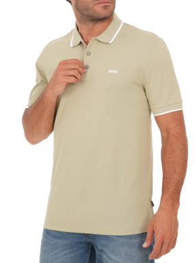 ΑΝΔΡΙΚΗ POLO ΜΠΛΟΥΖΑ | Μπεζ 254 XXL