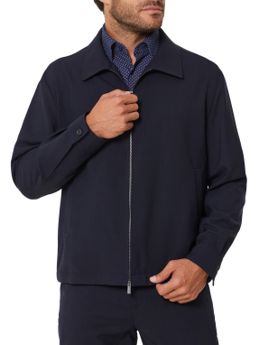 ΑΝΔΡΙΚΟ ΜΑΛΛΙΝΟ JACKET | Μπλε Σκούρο 404 EU 54