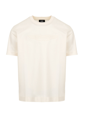 ΑΝΔΡΙΚΟ T-SHIRT BOSS X ASTON MARTIN | Εκρού 118 XL