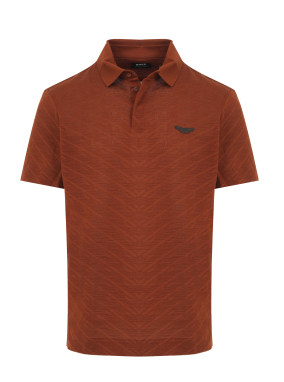 ΑΝΔΡΙΚΗ POLO ΜΠΛΟΥΖΑ BOSS X ASTON MARTIN | Καφέ 214 XL