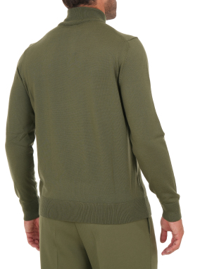 ΑΝΔΡΙΚΗ ΜΑΛΛΙΝΗ ΜΠΛΟΥΖΑ HALF-ZIP | Λαδί 347 XXXL