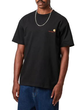ΑΝΔΡΙΚΟ T-SHIRT AMERICAN SCRIPT | Μαύρο XL
