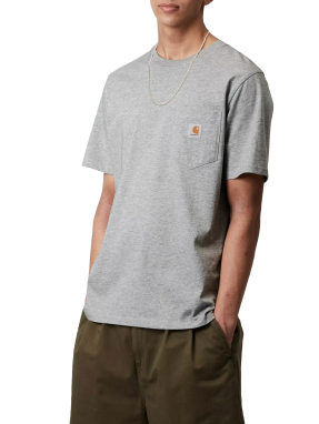 ΑΝΔΡΙΚΟ T-SHIRT ΜΕ ΤΣΕΠΗ | Γκρι XL